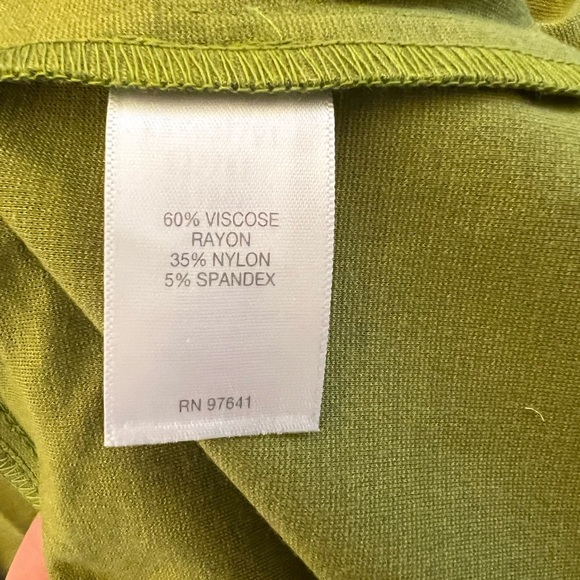 JJill Ponte Knit pencil skirt Stretch Wm S 21” length Vine green NWT - Picture 8 of 8